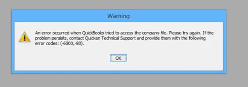 What is QuickBooks error 6000, 80