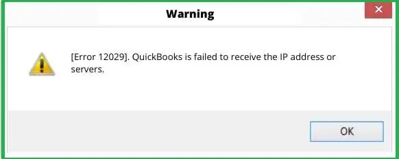 How to fix QuickBooks Error 12029 Step by Step