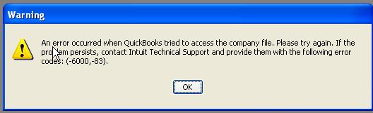 QuickBooks Error 6000, 83