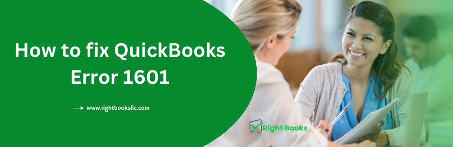 How to fix QuickBooks Error 1601