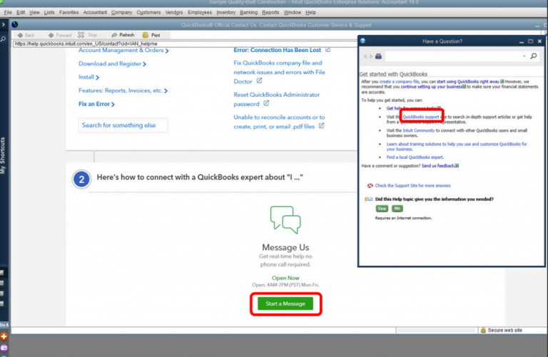 Scan QuickBooks
