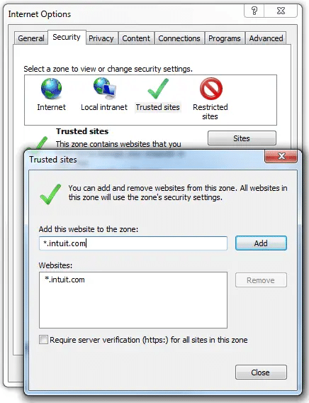 browser internet options