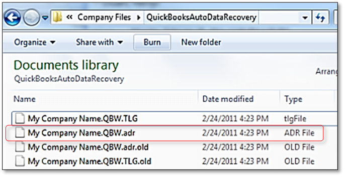 recover deleted QuickBooks Data Files